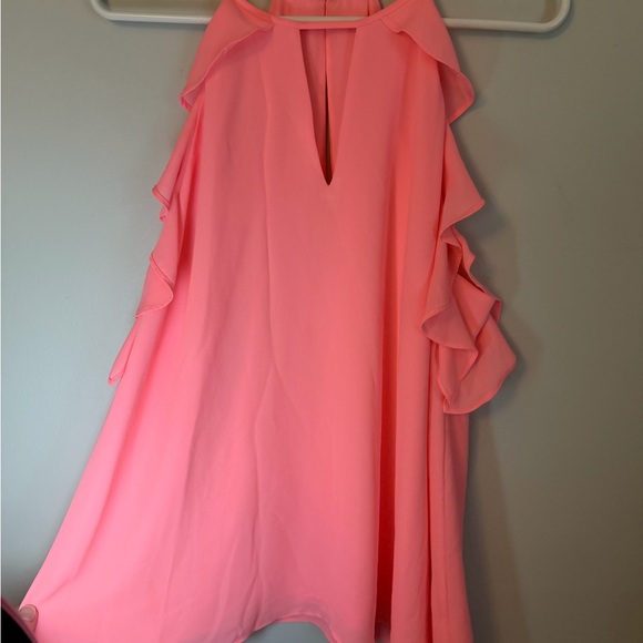 Lilly Pulitzer Women's Padma Halter Top In Capri Coral Sz L NEW - Picture 4 of 7